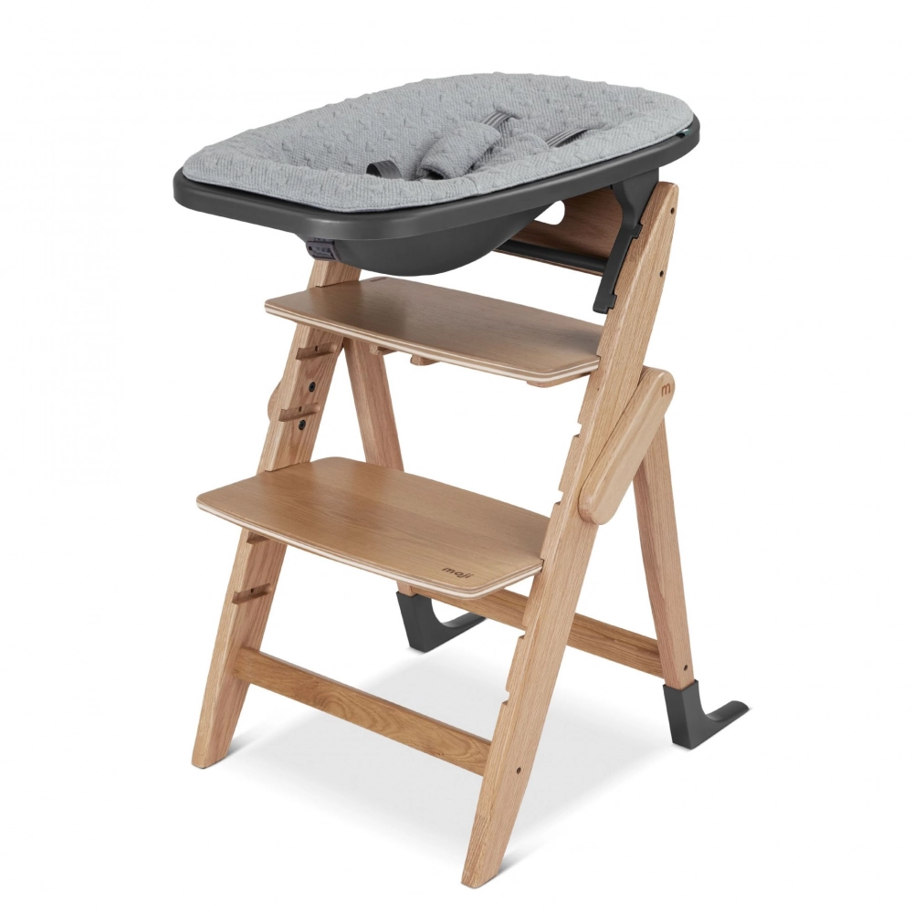 Chaise Haute Moji Yippy Tune - Stone + Assise Nouveau-Né - Hearts