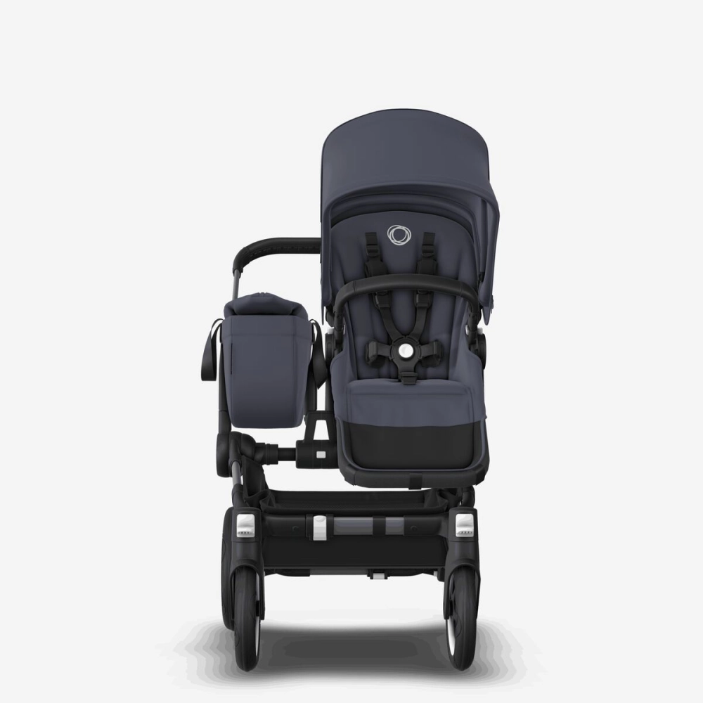 Poussette Bugaboo Donkey 5 Mono - Châssis Noir + Nacelle - Desert Taupe