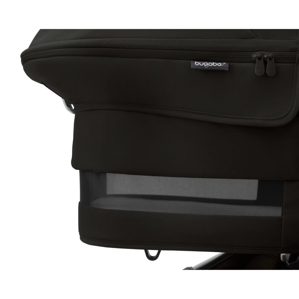 Poussette Bugaboo Donkey 5 Mono - Châssis Noir + Nacelle - Desert Taupe