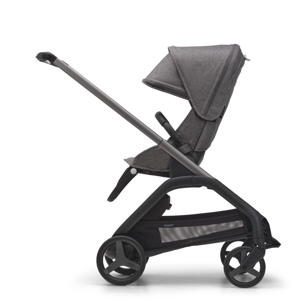 Poussette Bugaboo Dragonfly - Châssis Graphite/ Canopy Gris Chiné