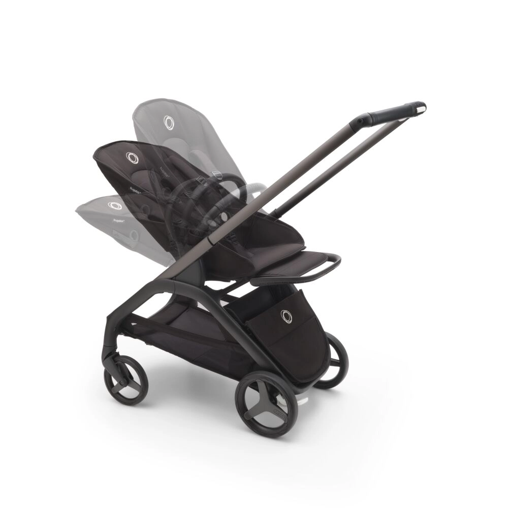 Poussette Bugaboo Dragonfly - Châssis Noir / Canopy Nuit Noire