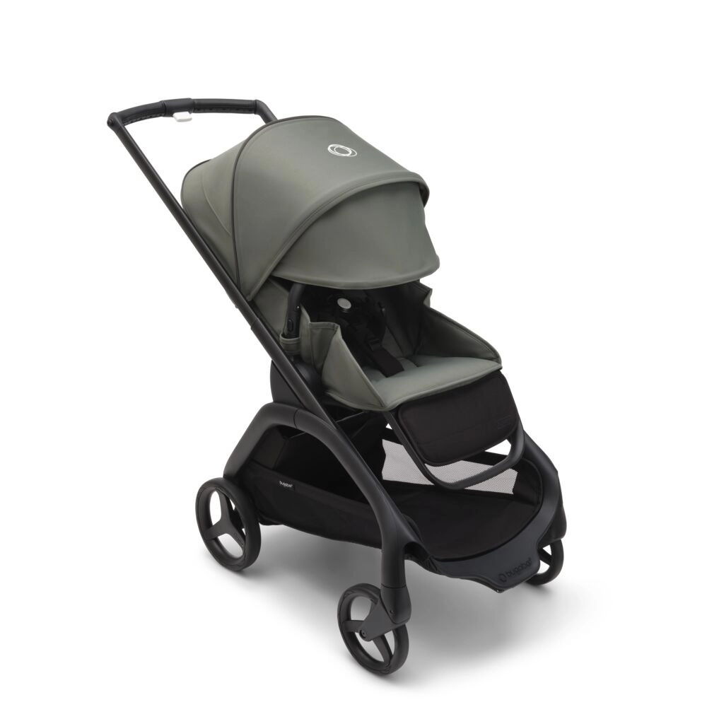 Poussette Bugaboo Dragonfly - Châssis Noir / Canopy Vert Forêt