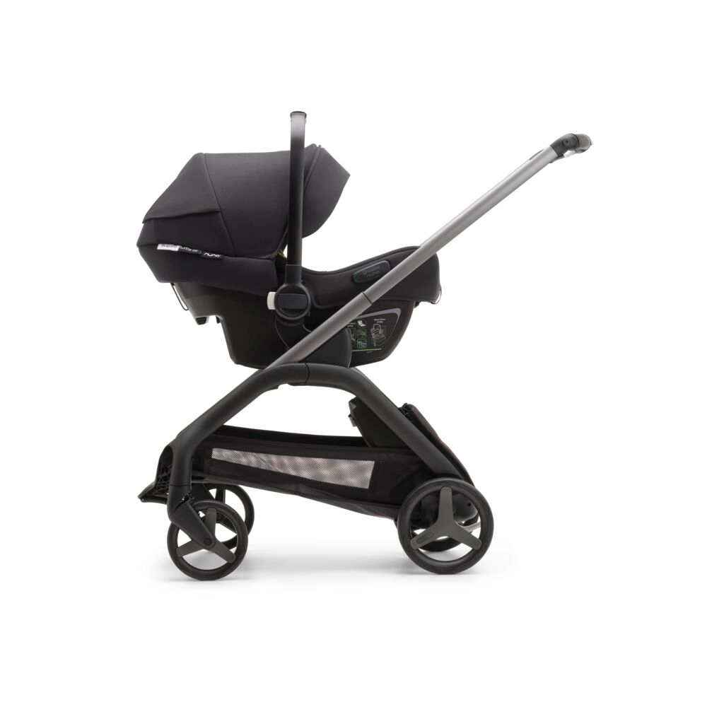 Poussette Bugaboo Dragonfly - Châssis Noir / Canopy Vert Forêt