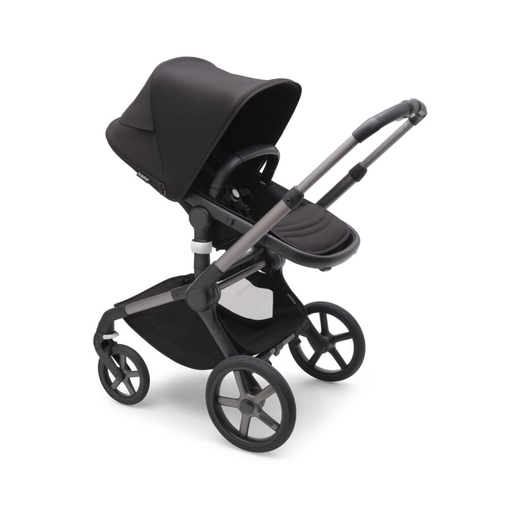 Poussette Bugaboo Fox 5 - Châssis Graphite + Nacelle - Nuit Noire