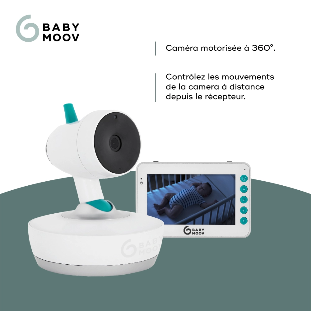 Pack Surveillance Monitor Duo 2 Owlet Smart Sock 3 - Vert Menthe + Babyphone  Cam 2 - Univers Poussette
