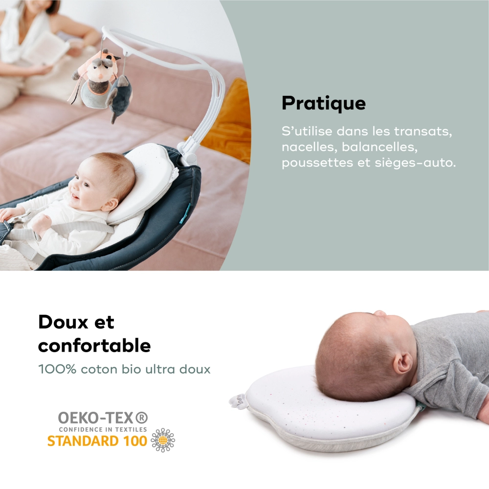 Cale-Tête Ergonomique Babymoov Lovenest - White