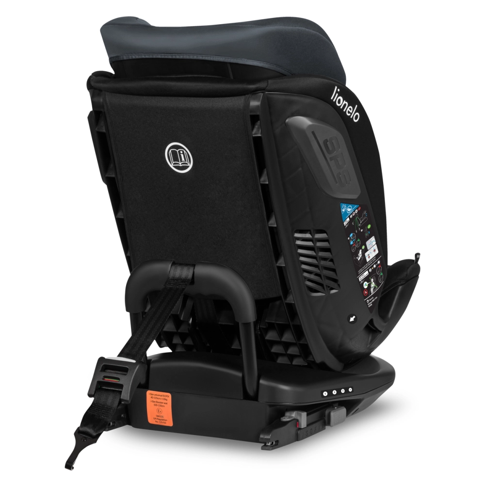 Siège Auto 40-150cm Lionelo Bastiaan RWF i-Size - Grey Stone