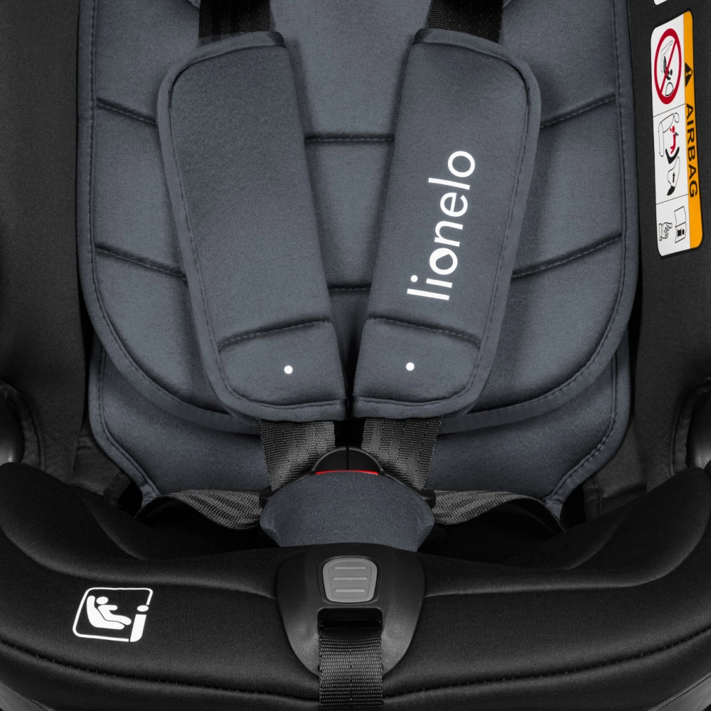 Siège Auto 40-150cm Lionelo Bastiaan RWF i-Size - Grey Stone