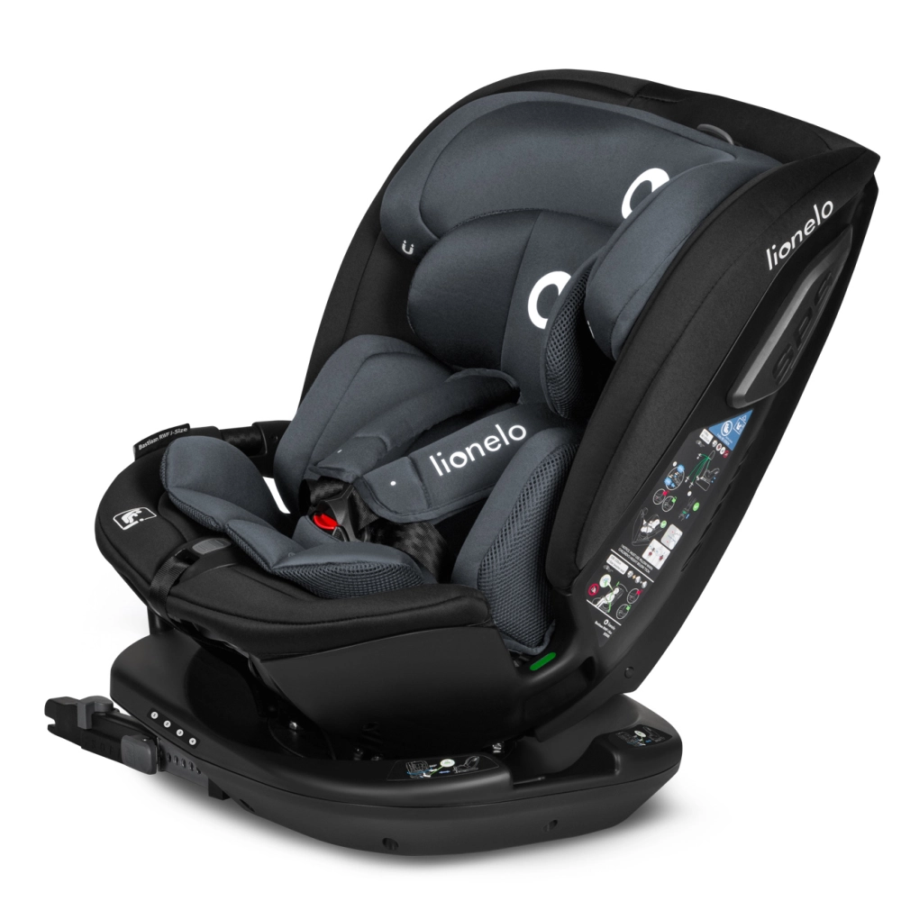 Siège Auto 40-150cm Lionelo Bastiaan RWF i-Size - Grey Stone