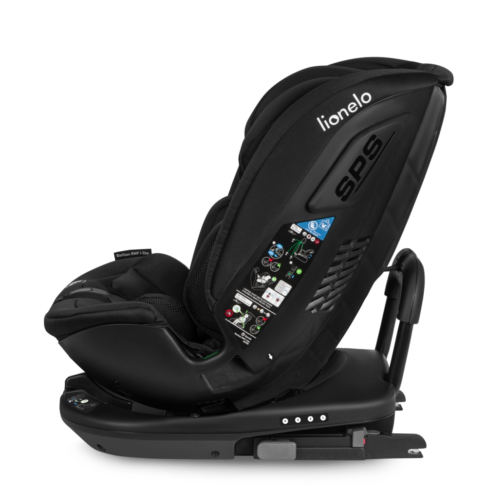 Siège Auto 40-150cm Lionelo Bastiaan RWF i-Size - Black Carbon