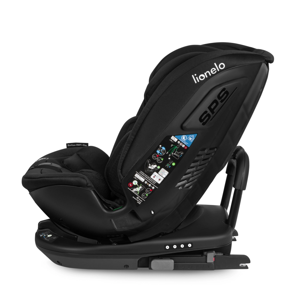 Siège Auto 40-150cm Lionelo Bastiaan RWF i-Size - Black Carbon