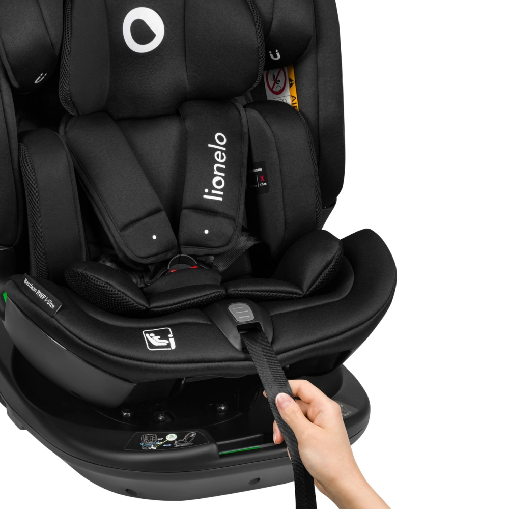 Siège Auto 40-150cm Lionelo Bastiaan RWF i-Size - Black Carbon
