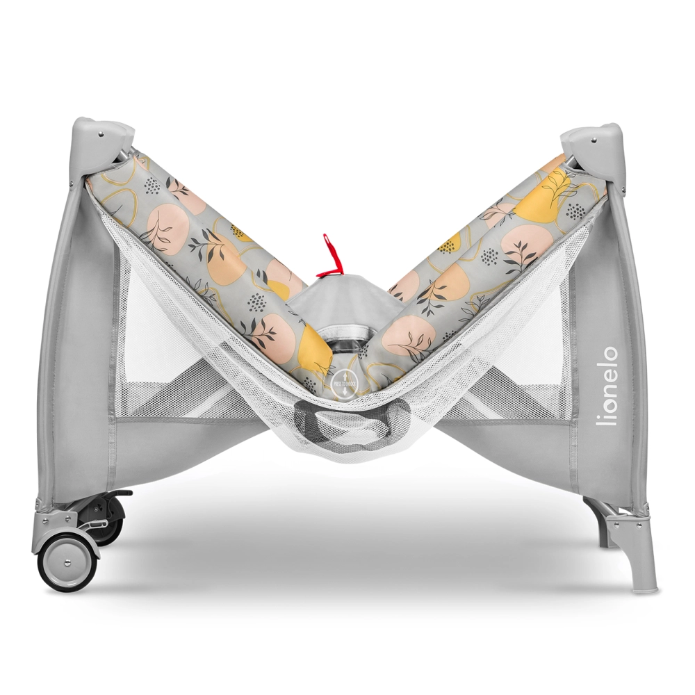 Lit Parapluie Lionelo Stefi Plus - Pink Yellow