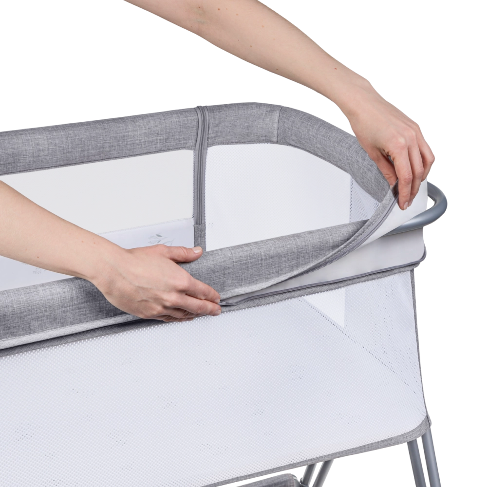 Berceau cododo Luna - Lionelo - Grey