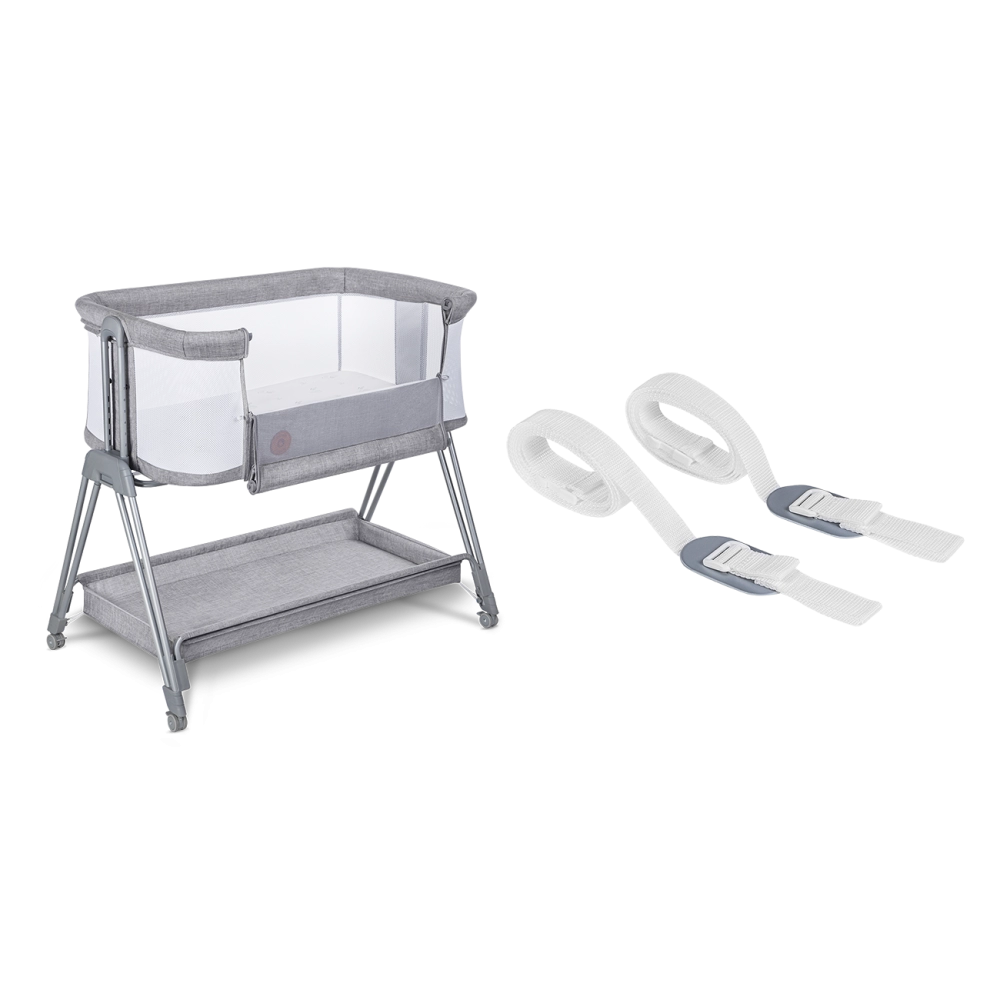 Berceau cododo Luna - Lionelo - Grey