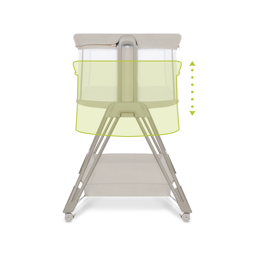 Berceau cododo Luna - Lionelo - Beige Sand