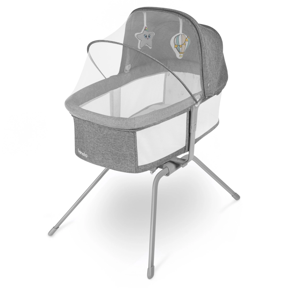 Berceau De Voyage Lionelo Malin - Grey Stone
