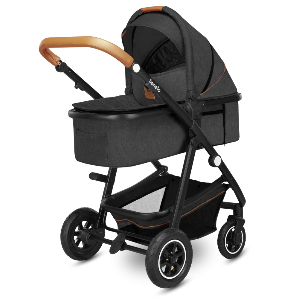 Poussette Lionelo Amber + Nacelle - Grey Graphite