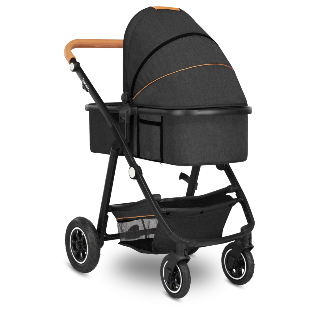 Poussette Lionelo Amber + Nacelle - Grey Graphite
