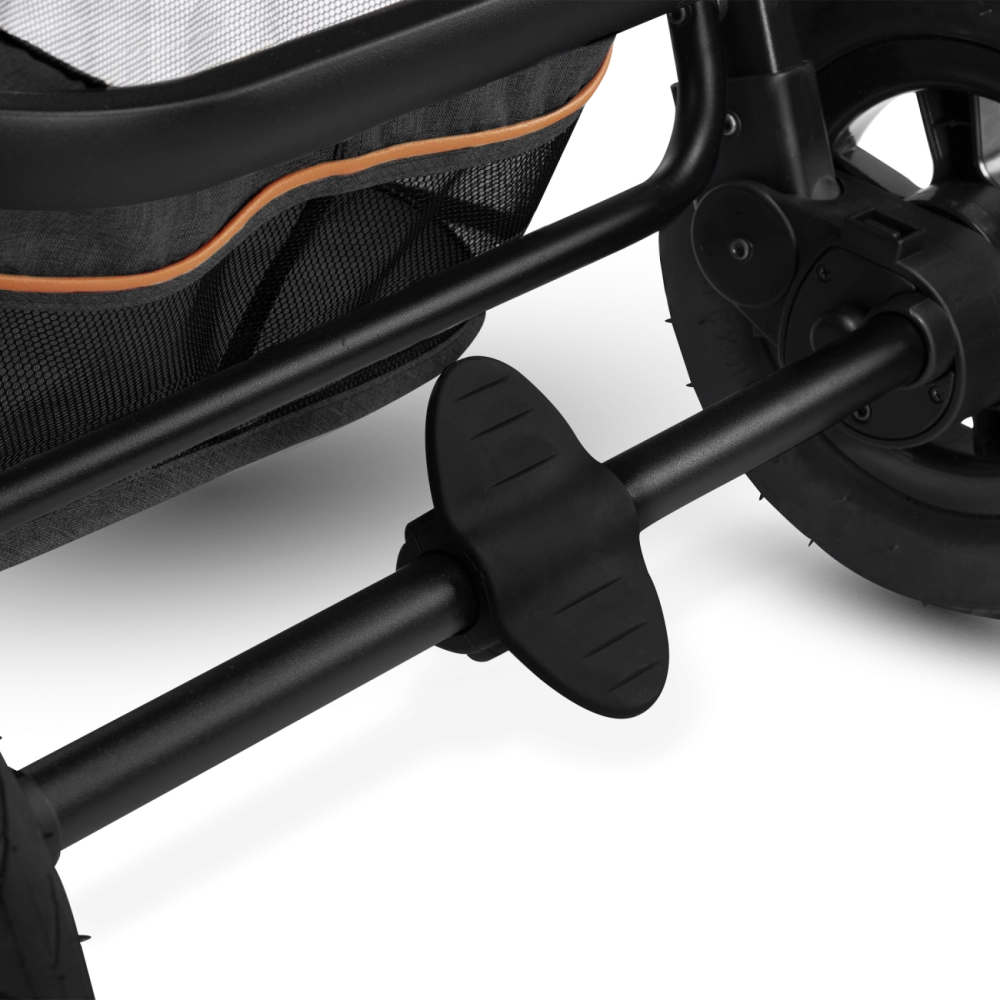 Poussette Lionelo Amber + Nacelle - Grey Graphite