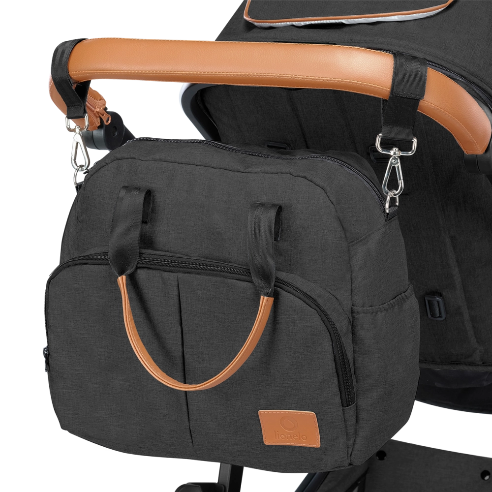 Poussette Lionelo Amber + Nacelle - Grey Graphite