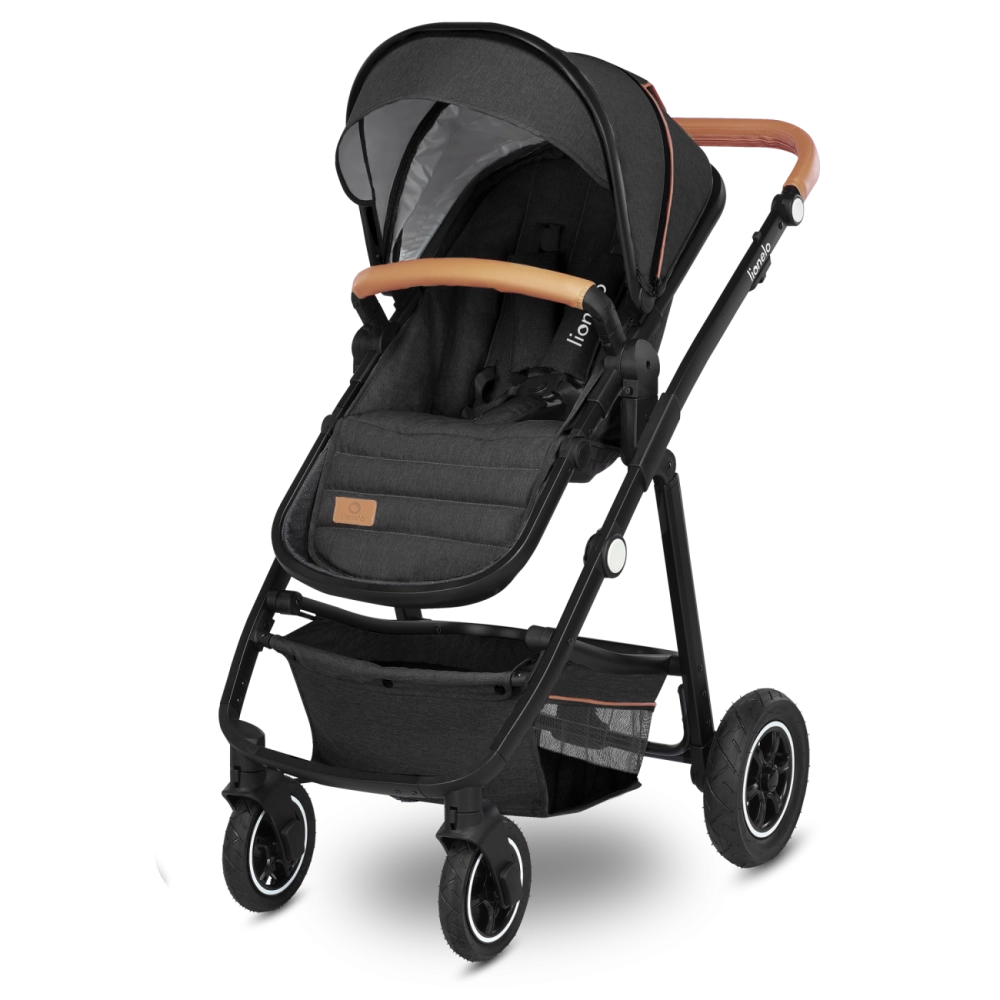 Poussette Lionelo Amber + Nacelle - Grey Graphite
