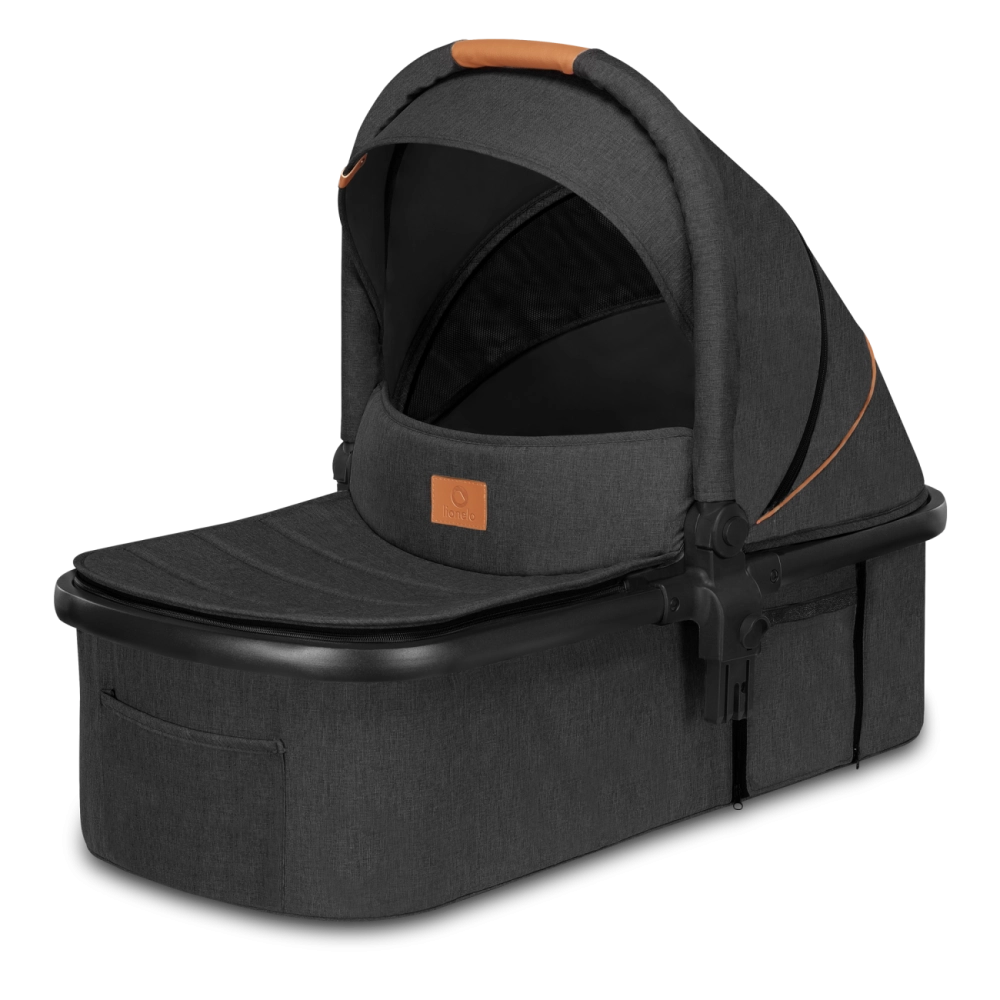 Poussette Lionelo Amber + Nacelle - Grey Graphite