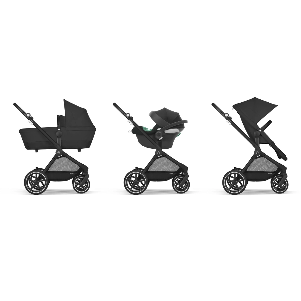 Poussette Cybex Eos Lux TPE - Moon Black