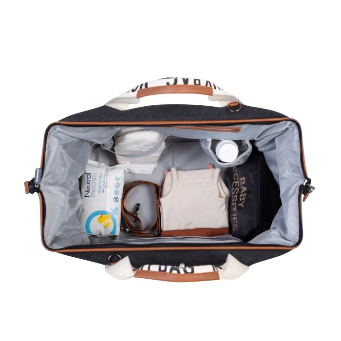 Sac à Langer Childhome Mommy Bag Signature - Noir