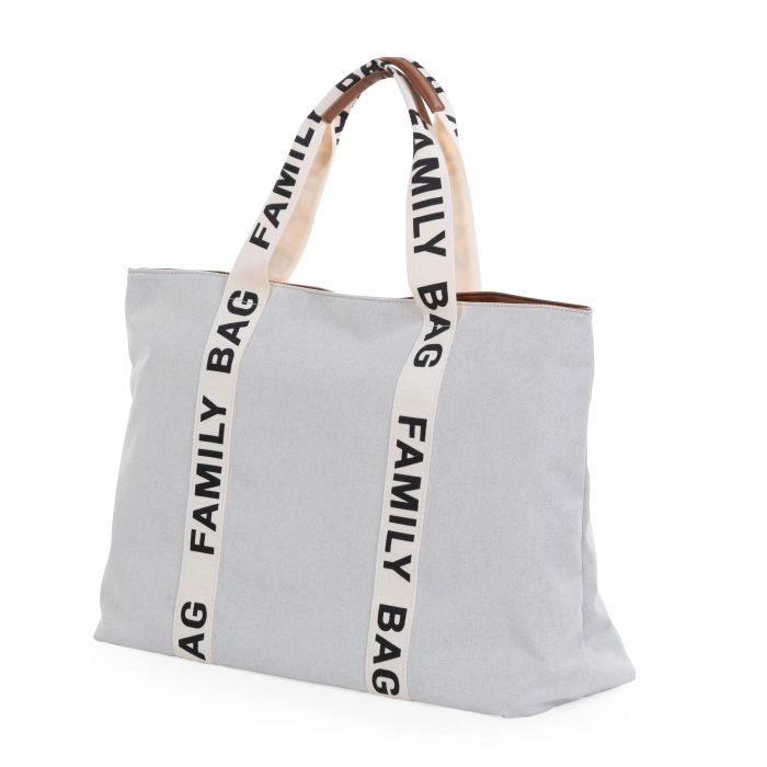 Sac à Langer Childhome Family Bag Signature - Ecru