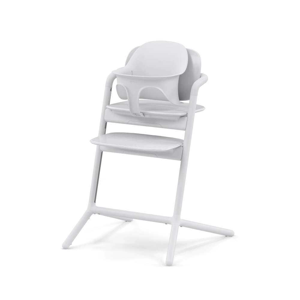 Chaise Haute Cybex Lemo 2 Set 4-en-1 + Transat - All White