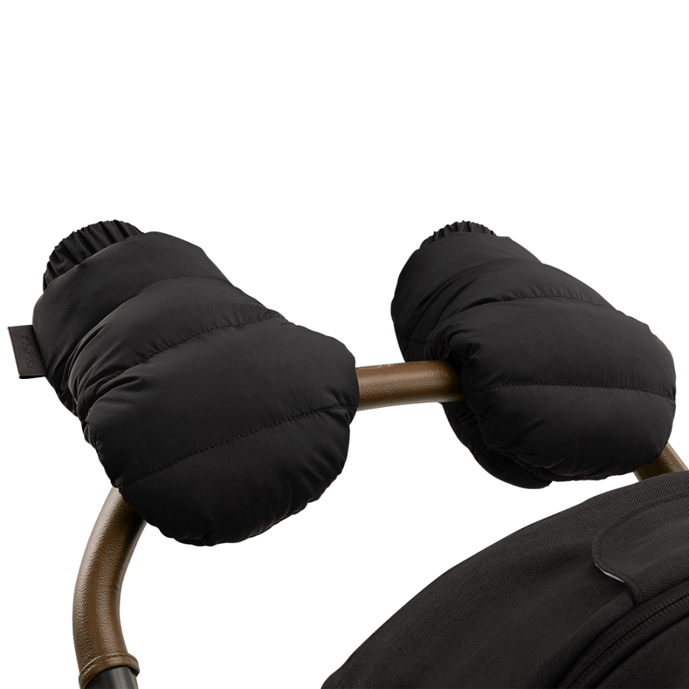 Chancelière Nuna + Moufles - Caviar