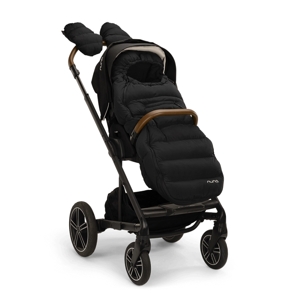 Chancelière Nuna + Moufles - Caviar