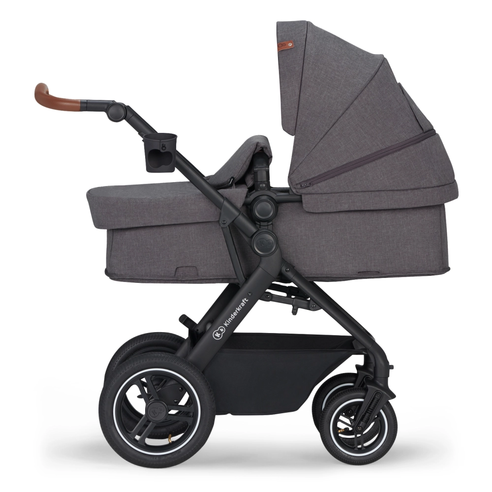 Poussette Trio B-TOUR PRO - Kinderkraft - gris foncé