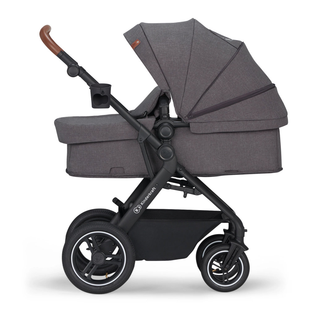 Poussette Trio B-TOUR PRO - Kinderkraft - gris foncé