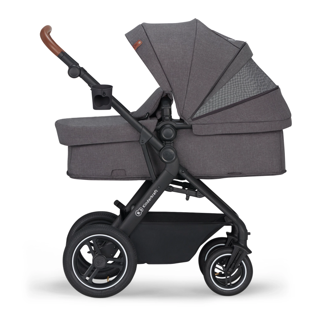 Poussette Trio B-TOUR PRO - Kinderkraft - gris foncé