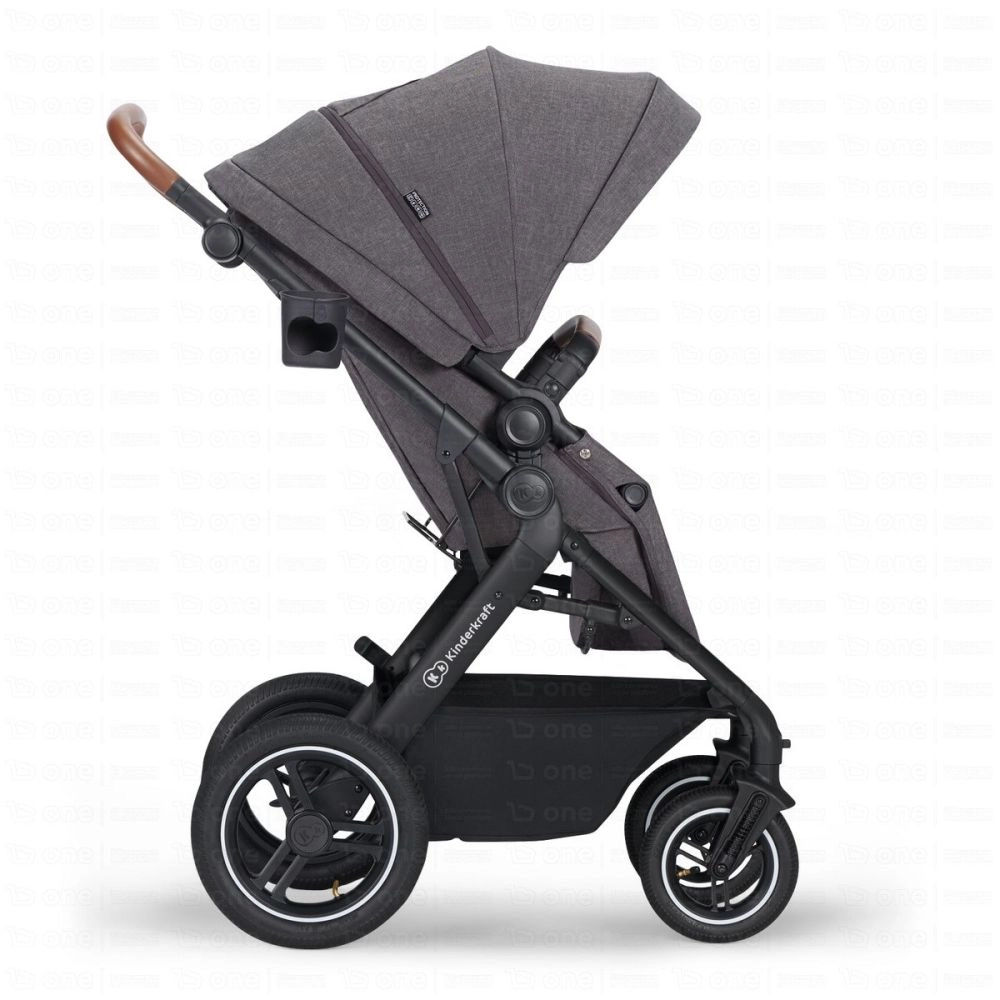 Poussette Trio B-TOUR PRO - Kinderkraft - gris foncé