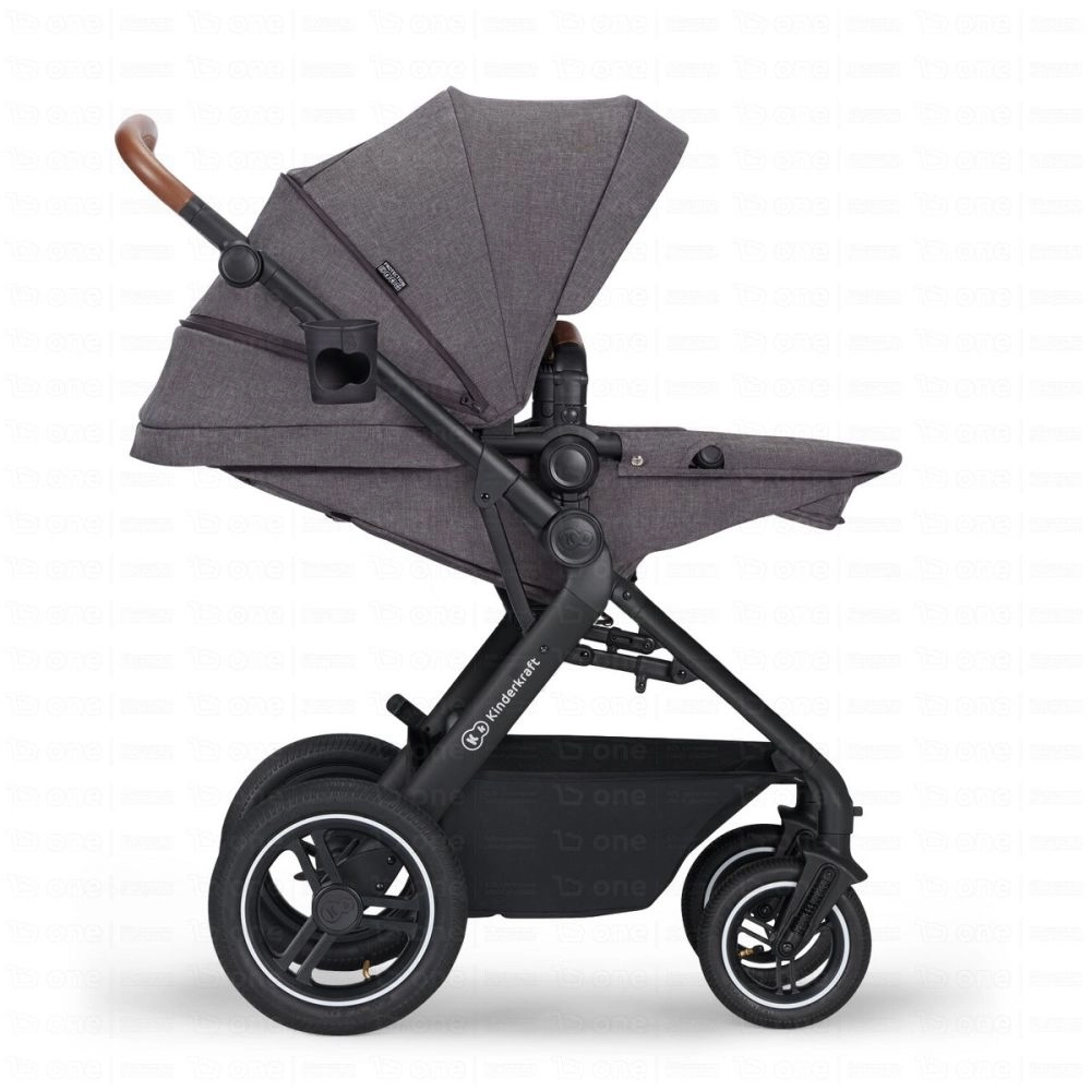 Poussette Trio B-TOUR PRO - Kinderkraft - gris foncé
