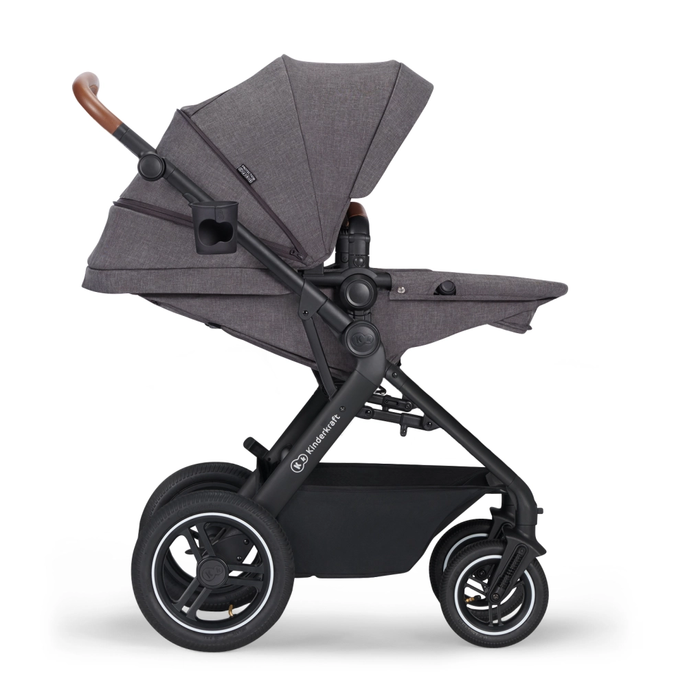 Poussette Trio B-TOUR PRO - Kinderkraft - gris foncé