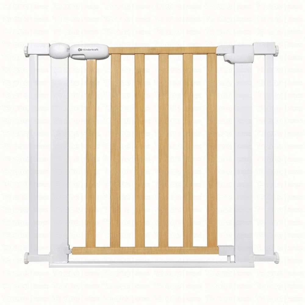 Barrière de sécurité pour enfants LOCK&GO - Kinderkraft - bois/blanc