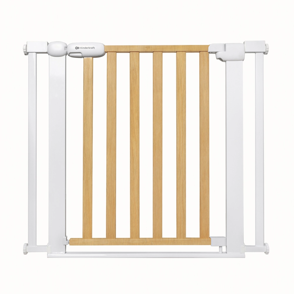Barrière de sécurité pour enfants LOCK&GO - Kinderkraft - bois/blanc