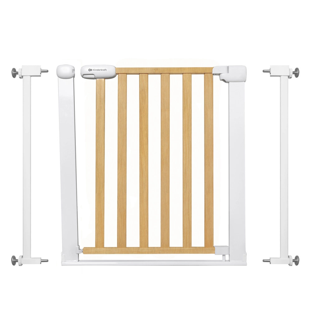 Barrière de sécurité pour enfants LOCK&GO - Kinderkraft - bois/blanc