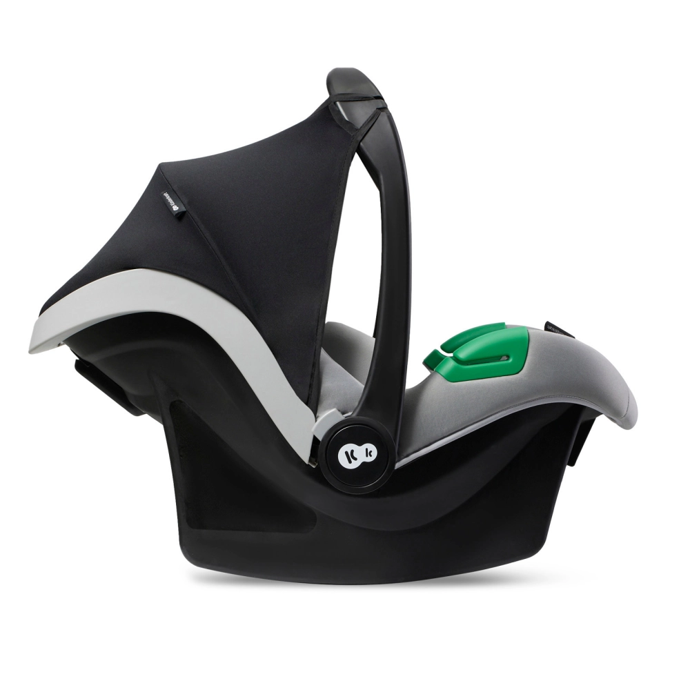 Poussette Kinderkraft Prime 2 + Nacelle + Coque Auto Mink Pro - Shadow Grey