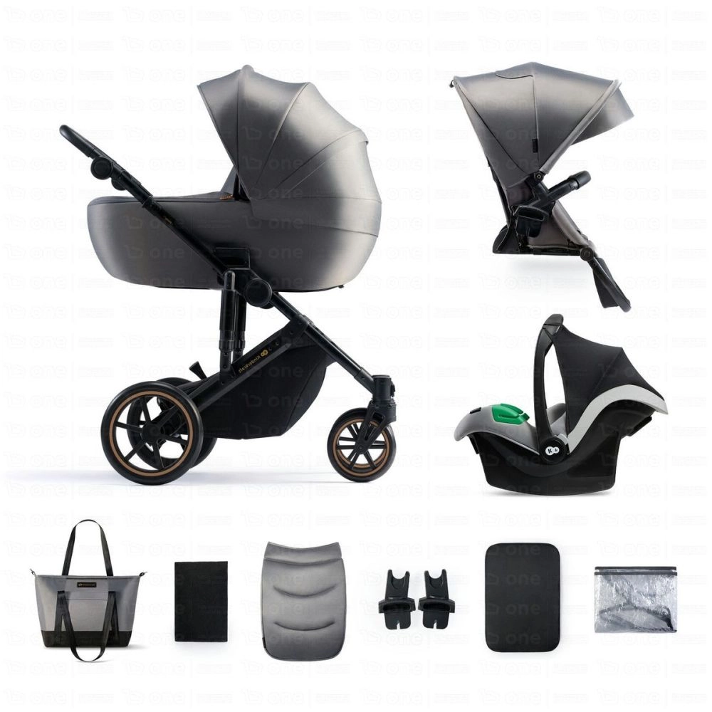 Poussette Trio PRIME 2 PRO - Kinderkraft - gris