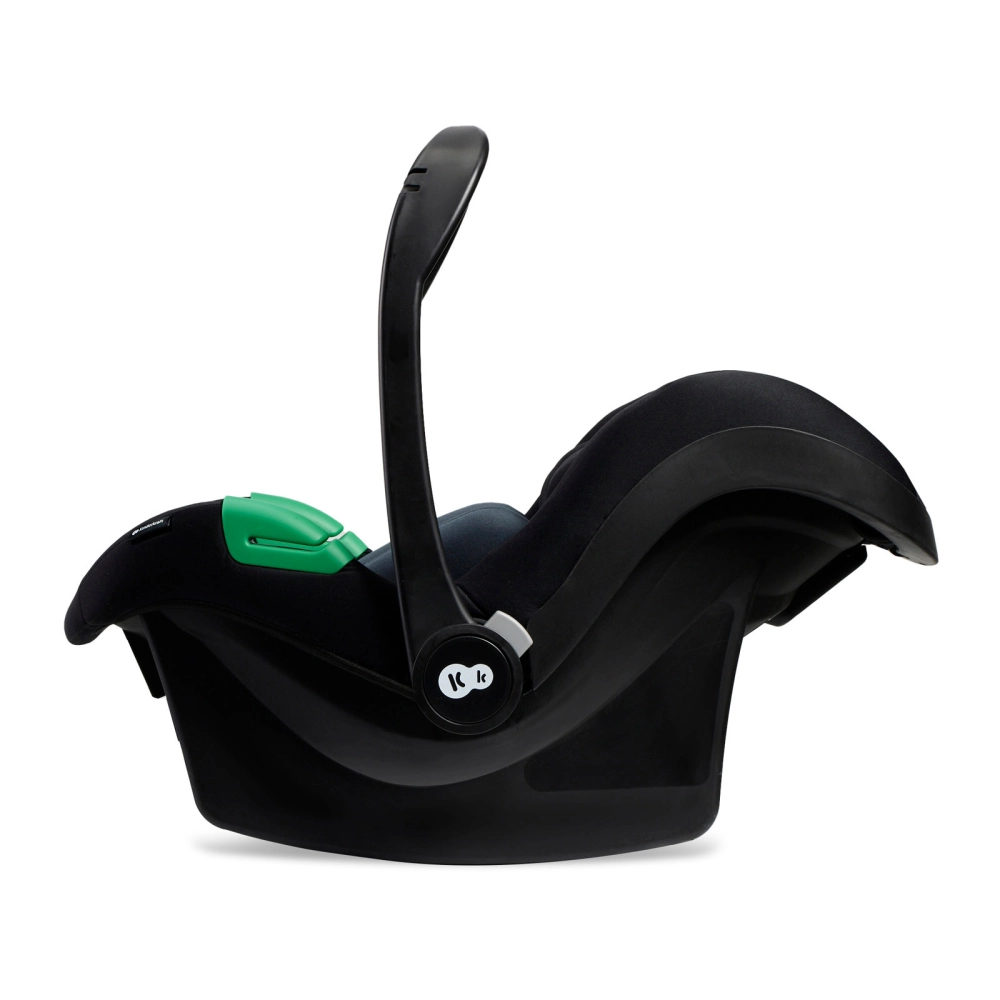 Poussette Kinderkraft Prime 2 + Nacelle + Coque Auto Mink Pro - Dark Green