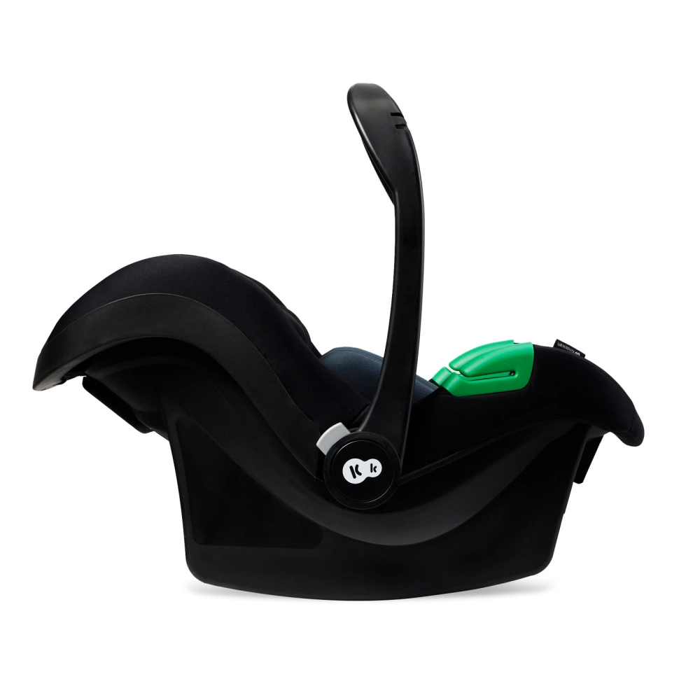 Poussette Kinderkraft Prime 2 + Nacelle + Coque Auto Mink Pro - Dark Green