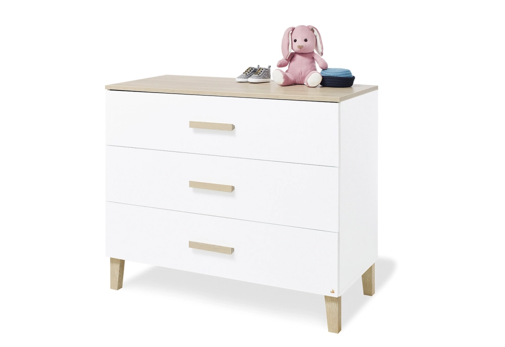 Chambre Bébé 3 Pièces Pinolino Lumi - Armoire 3 Portes