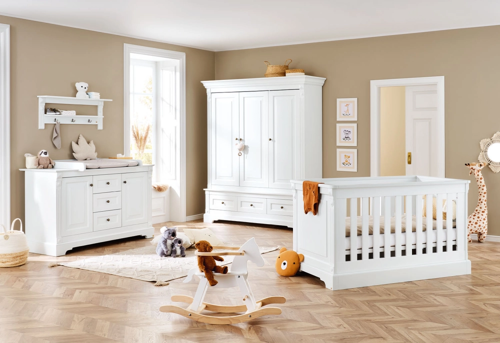 Chambre Bébé 3 Pièces Pinolino Emilia (Large) - Armoire 3 Portes