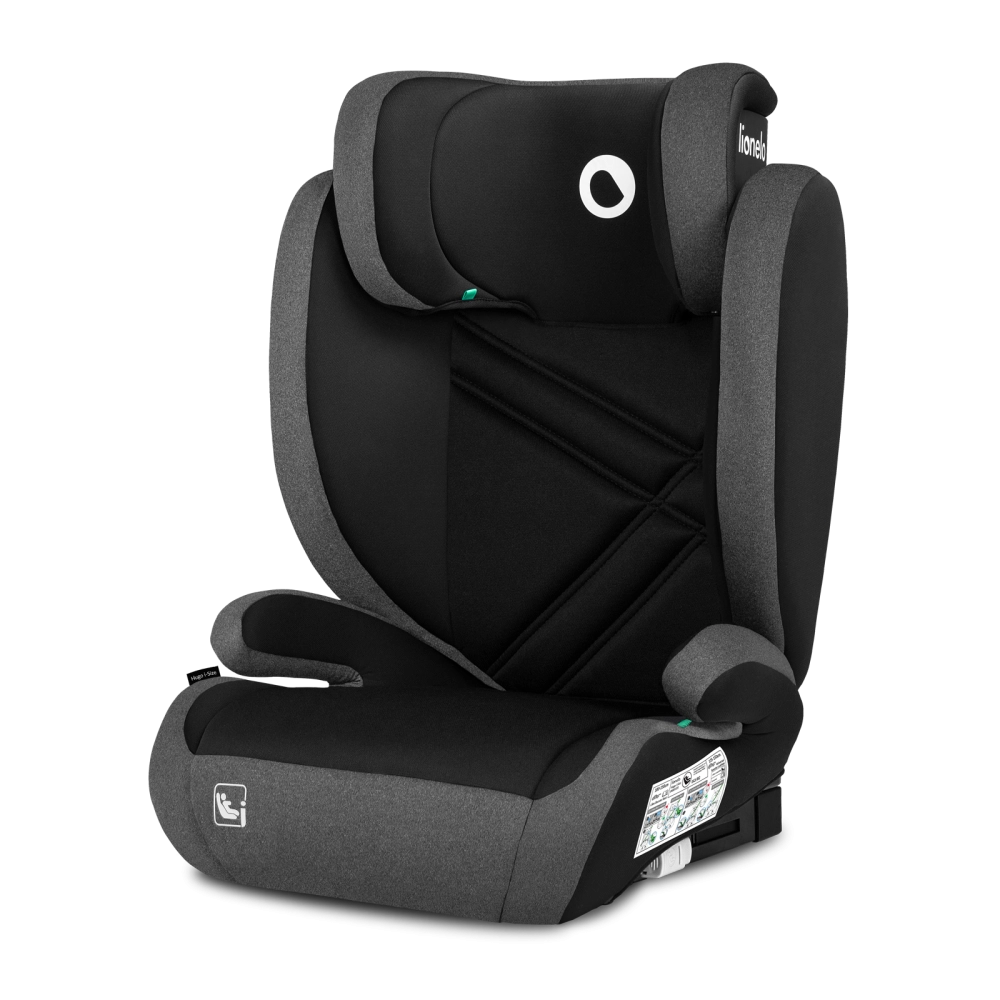 Siège auto Hugo i-size 100-150cm - Lionelo - Black Grey