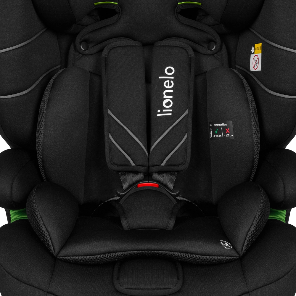 Siège Auto 76-150cm Lionelo Levi One i-Size - Black Carbon